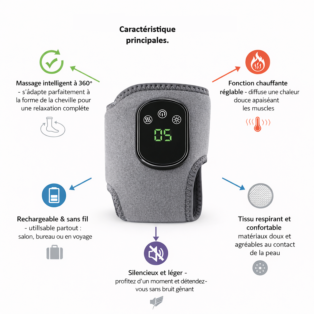 Masseur Électrique de Chevilles Karavio